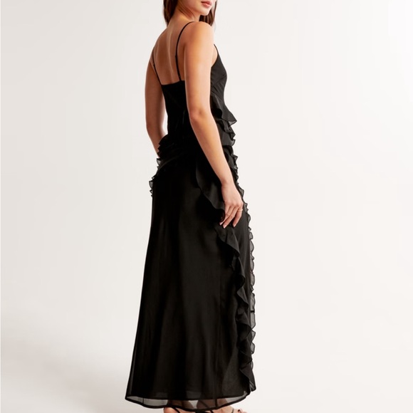 Draped Ruffle Maxi Dress - Picture 5 of 6